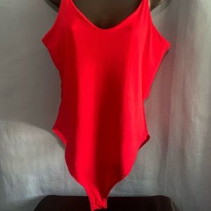 One piece short sleeve top